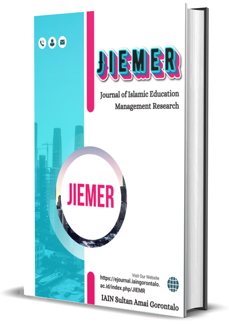 Journal of Islamic Education Management Research (JIEMER) adalah jurnal akses terbuka, peer-review, dan berperingkat menurut standar publikasi artikel. Kami menerbitkan artikel secara online dengan cepat, dengan versi cetak yang diterbitkan dua kali setahun tentang berbagai topik, yaitu Manajemen, Pendidikan dan Islam.